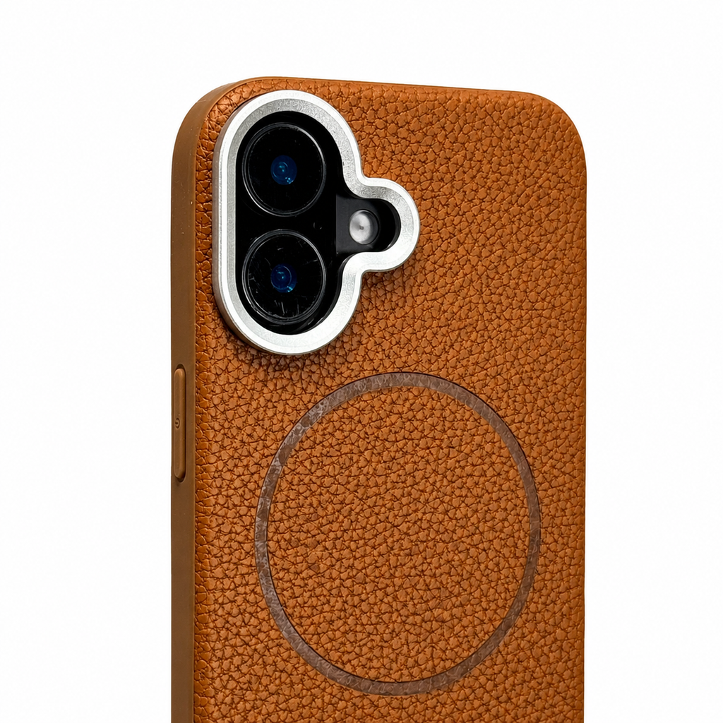 Vintage Leather Case for iPhone 16
