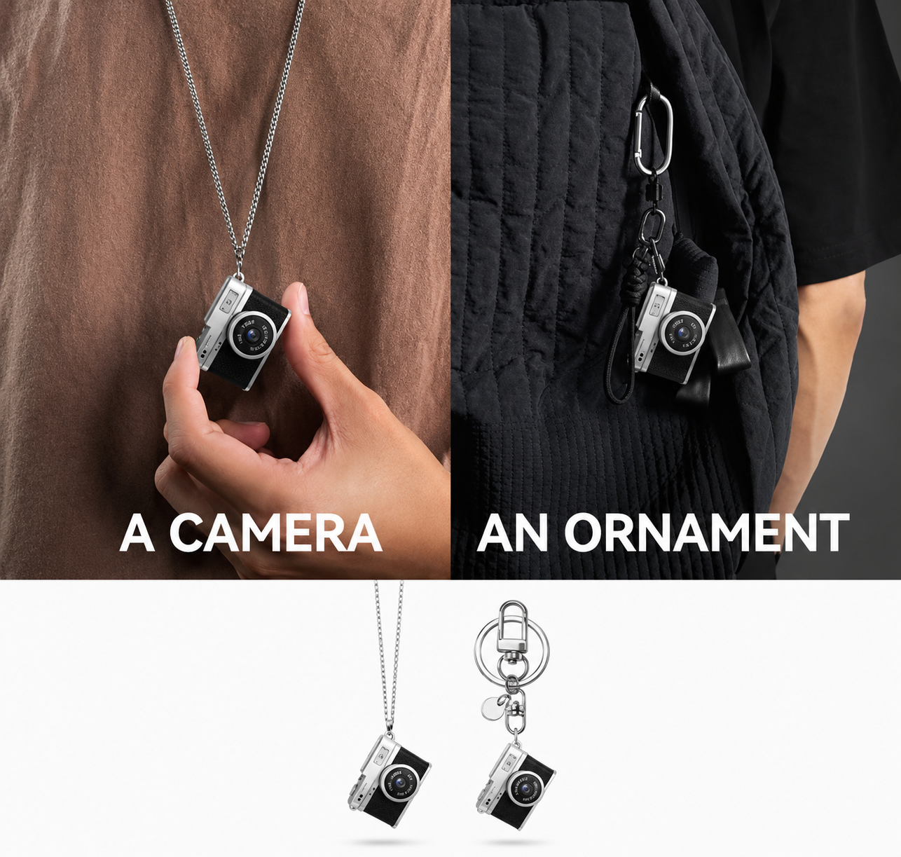 Nano Retro Mini Keychain Camera