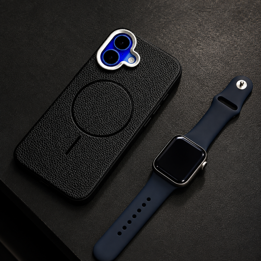 Vintage Leather Case for iPhone 16