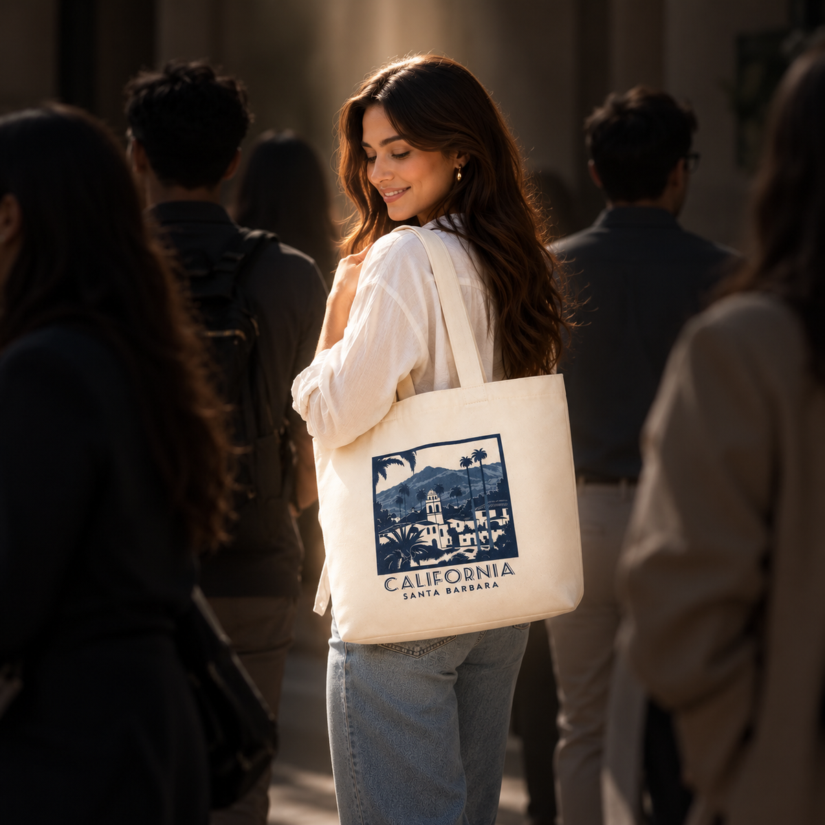 Santa Barbara California Tote Bag